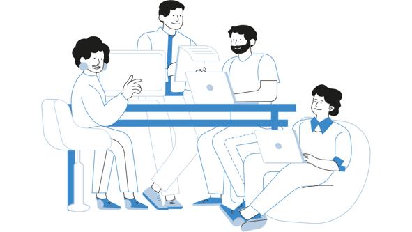 Person with head in hands at desk disengaged with work who is feeling burnt out